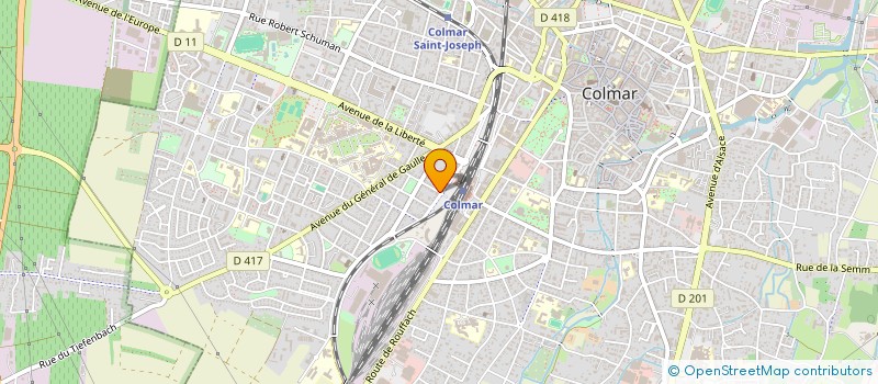 localisation de l'entreprise MADAME MARIE SONTAG  COLMAR