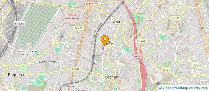 localisation de l'entreprise MADAME MARIE-SOPHIE ANDRE à ARCUEIL