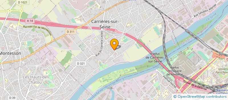 localisation de l'entreprise MADAME MARIE-SOPHIE BESSON  CARRIERES-SUR-SEINE