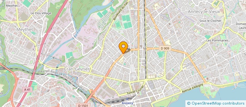 localisation de l'entreprise MADAME MARIE SOPHIE CHABERT à ANNECY