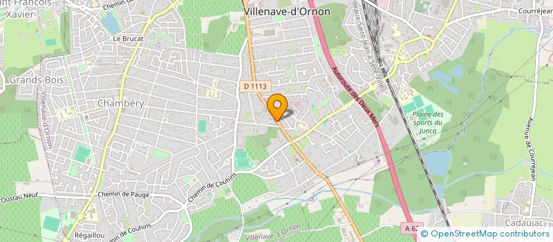 localisation de l'entreprise MADAME MARIE-SOPHIE CHAIGNEAU à VILLENAVE-D'ORNON