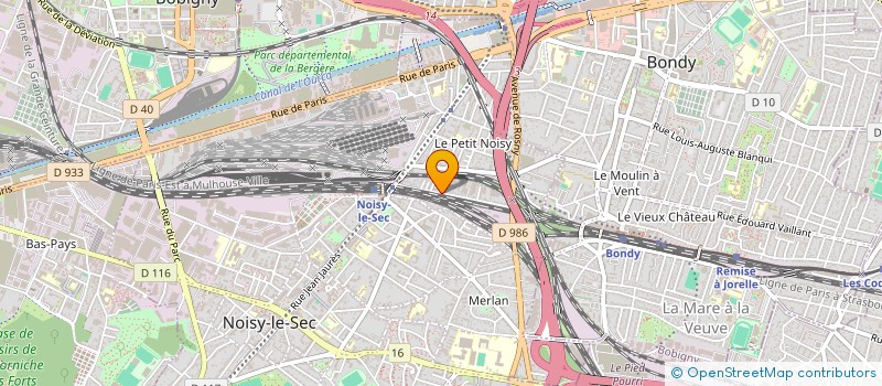 localisation de l'entreprise MADAME MARIE-SOPHIE CHAMBON à NOISY-LE-SEC