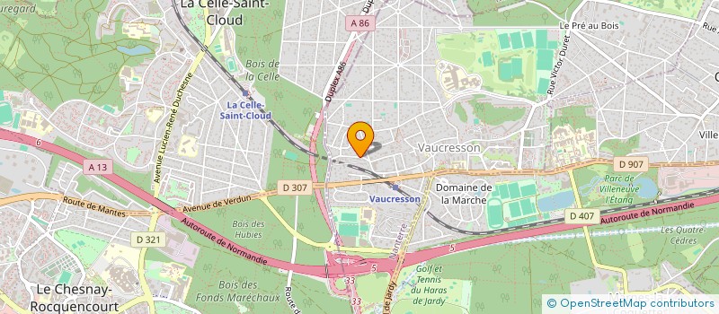 localisation de l'entreprise MADAME MARIE SOPHIE COUTURON  VAUCRESSON