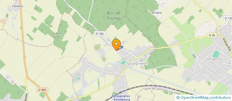 localisation de l'entreprise MADAME MARIE-SOPHIE DEBACKER  TACOIGNIERES