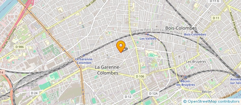localisation de l'entreprise MADAME MARIE-SOPHIE FAMILIAR FRANCO à LA GARENNE-COLOMBES