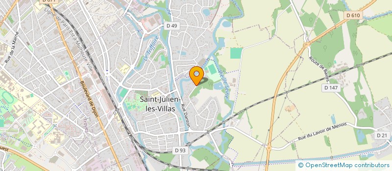 localisation de l'entreprise MADAME MARIE-SOPHIE JEGOUREL  SAINT-JULIEN-LES-VILLAS