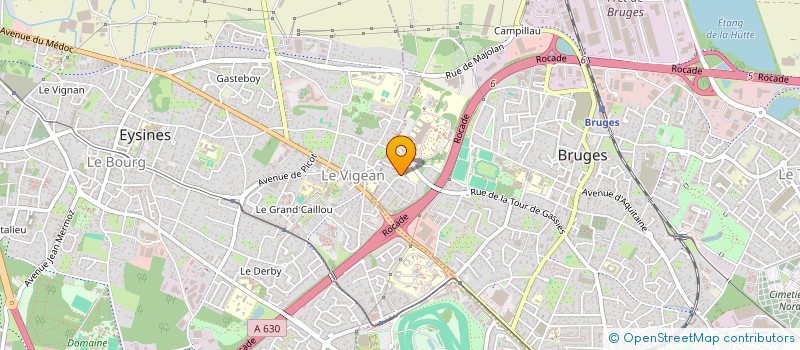 localisation de l'entreprise MADAME MARIE-SOPHIE JOUSSE  BRUGES