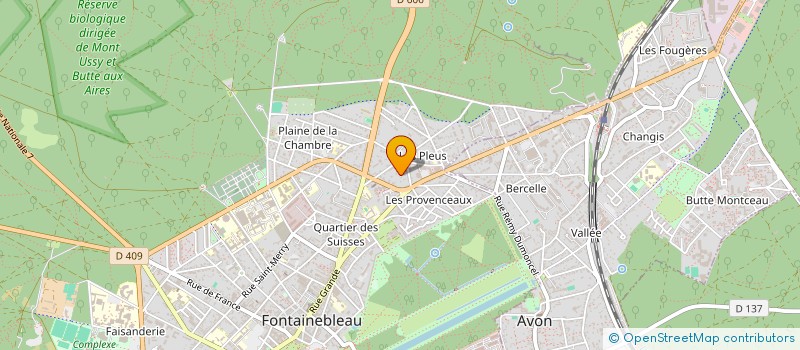 localisation de l'entreprise MADAME MARIE-SOPHIE LUZUY à FONTAINEBLEAU