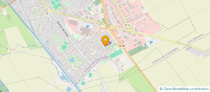 localisation de l'entreprise MADAME MARIE-SOPHIE NATIVEL  CHALONS-EN-CHAMPAGNE