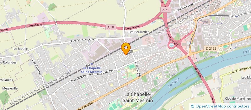 localisation de l'entreprise MADAME MARIE-SOPHIE PERRAULT à LA CHAPELLE-SAINT-MESMIN