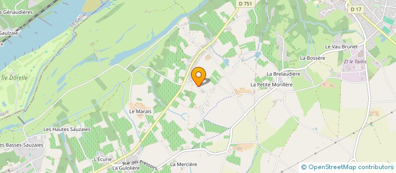 localisation de l'entreprise MADAME MARIE-SOPHIE POULETTE  OREE-D'ANJOU