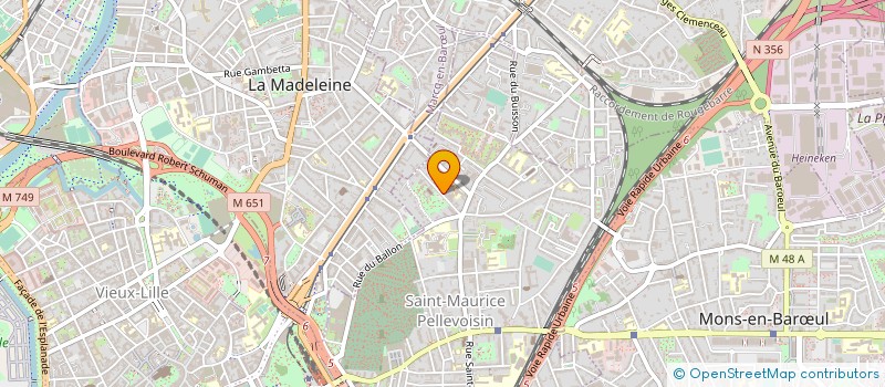 localisation de l'entreprise MADAME MARIE SOPHIE PREZ à LILLE