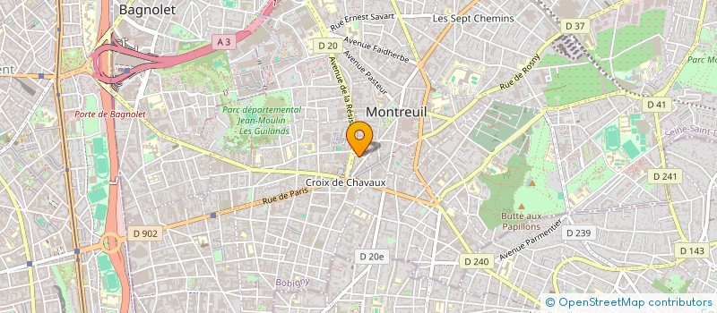 localisation de l'entreprise MADAME MARIE-SOPHIE TURGIS à MONTREUIL