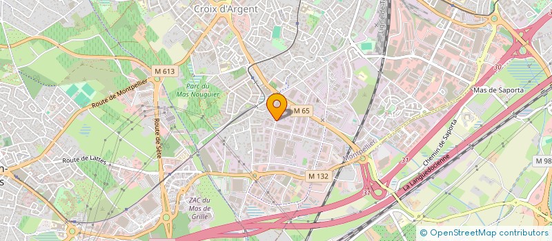 localisation de l'entreprise MADAME MARIE-SOPHIE VIROL à MONTPELLIER
