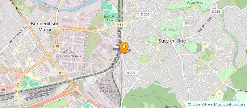 localisation de l'entreprise MADAME MARIE SOPHIE VITOUX  SUCY-EN-BRIE