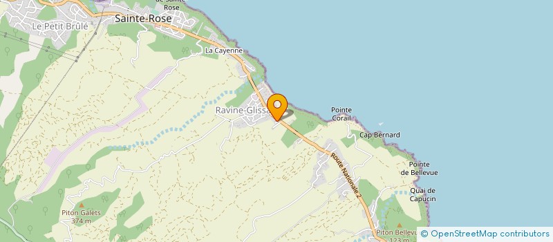 localisation de l'entreprise MADAME MARIE SOUBOU  SAINTE-ROSE