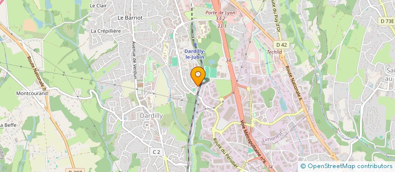 localisation de l'entreprise MADAME MARIE SOUCHARD  DARDILLY