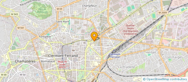 localisation de l'entreprise MADAME MARIE SOULIER à CLERMONT-FERRAND