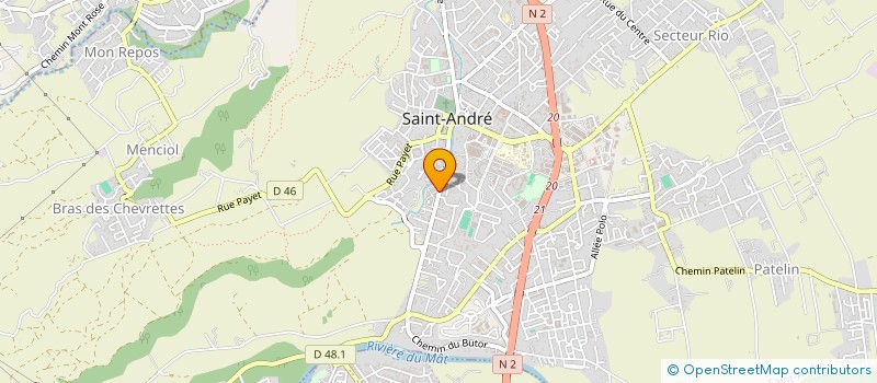 localisation de l'entreprise MADAME MARIE SOUPOU  SAINT-ANDRE