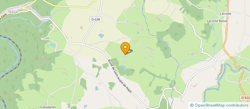 localisation de l'entreprise MADAME MARIE SOURNAC  NAJAC