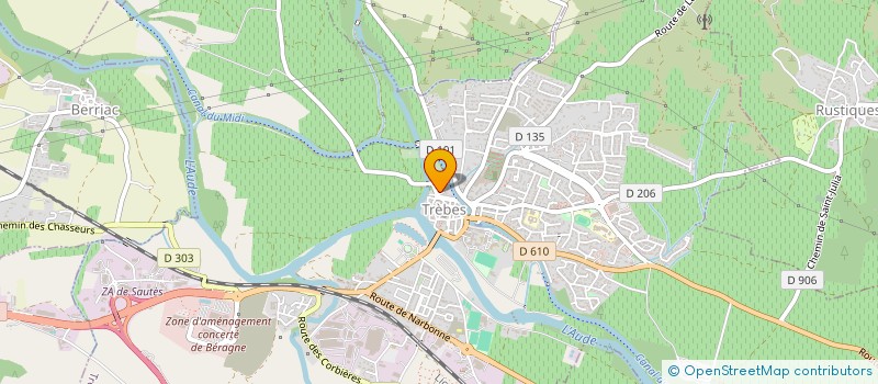 localisation de l'entreprise MADAME MARIE SOVRANO  TREBES