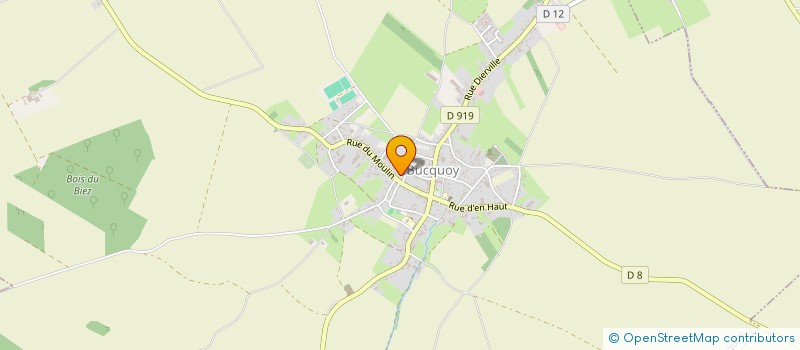 localisation de l'entreprise MADAME MARIE SOYEZ  BUCQUOY