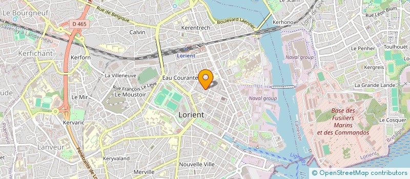 localisation de l'entreprise MADAME MARIE ST-JALMES-JAUNEAU  LORIENT