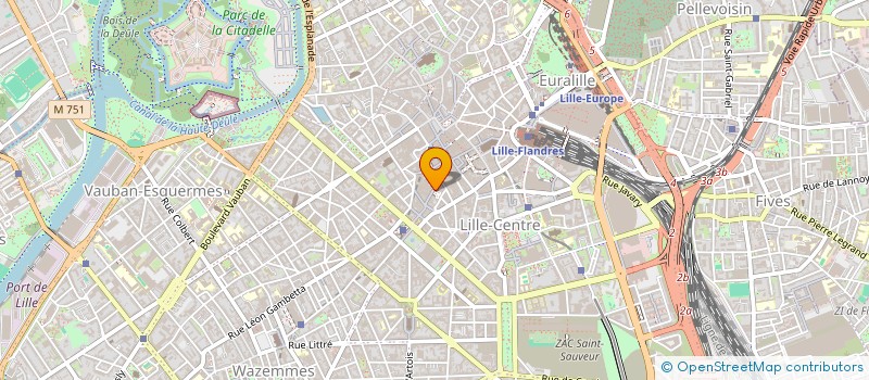 localisation de l'entreprise MADAME MARIE STAREK à LILLE