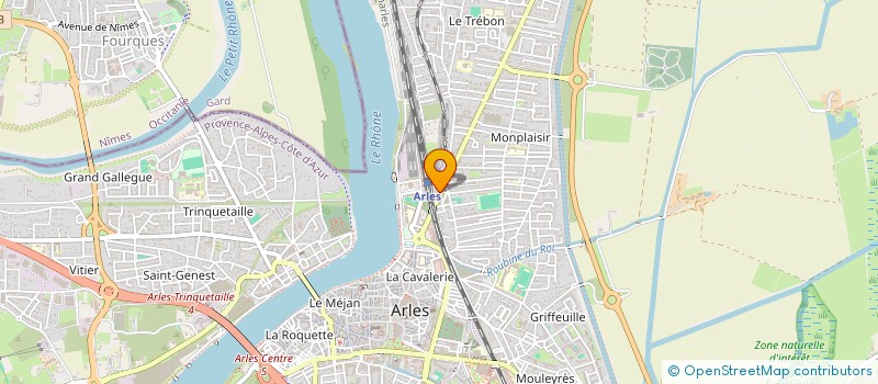 localisation de l'entreprise MADAME MARIE STEINMETZ  ARLES