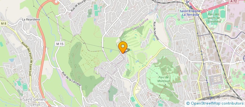 localisation de l'entreprise MADAME MARIE-STELLA ANDALORO  SAINT-ETIENNE