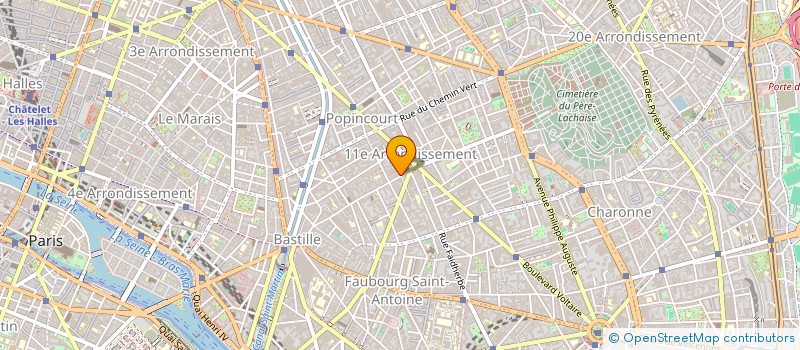 localisation de l'entreprise MADAME MARIE-STEPHANE DEVAUD à PARIS