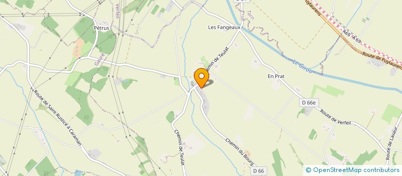 localisation de l'entreprise MADAME MARIE-STEPHANE LEGER à SAINTE FOY D'AIGREFEUILLE