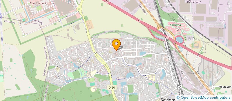 localisation de l'entreprise MADAME MARIE STEPHANIE BONNOT  SAVIGNY-LE-TEMPLE