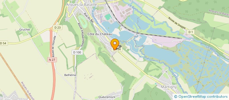 localisation de l'entreprise MADAME MARIE STIEVENARD  ARQUES-LA-BATAILLE