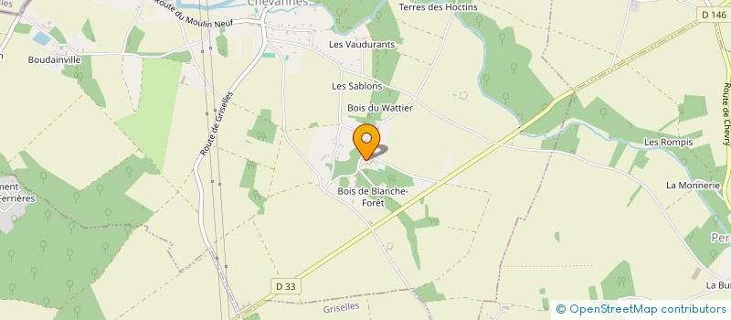 localisation de l'entreprise MADAME MARIE STIMEC à CHEVANNES