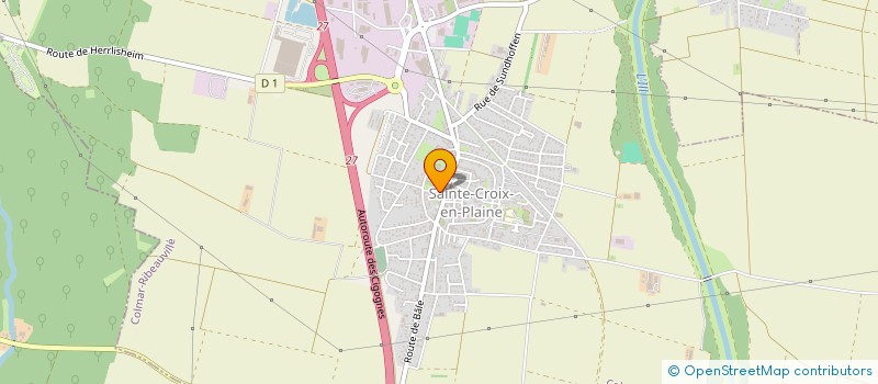 localisation de l'entreprise MADAME MARIE STOFFEL  SAINTE-CROIX-EN-PLAINE
