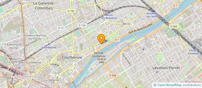 localisation de l'entreprise MADAME MARIE STREICHENBERGER à COURBEVOIE