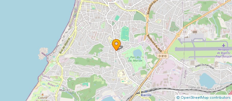 localisation de l'entreprise MADAME MARIE STRICKER  BIARRITZ