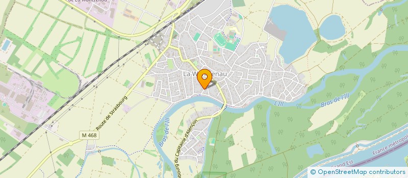 localisation de l'entreprise MADAME MARIE STROH  LA WANTZENAU