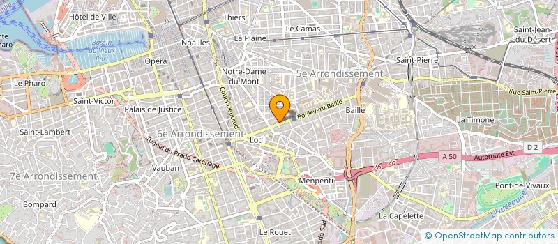 localisation de l'entreprise MADAME MARIE SUAREZ  MARSEILLE
