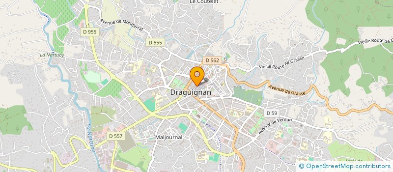 localisation de l'entreprise MADAME MARIE SUEUR  DRAGUIGNAN