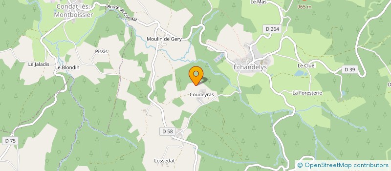 localisation de l'entreprise MADAME MARIE SUNE SAMPER  ECHANDELYS