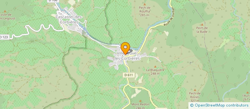 localisation de l'entreprise MADAME MARIE SUZANNE  VILLENEUVE-LES-CORBIERES