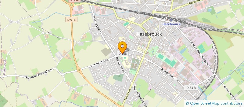 localisation de l'entreprise MADAME MARIE-SUZANNE MOREL  HAZEBROUCK