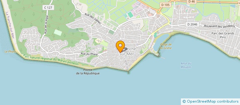 localisation de l'entreprise MADAME MARIE-SUZEL DUFOURCQ à LA TRANCHE-SUR-MER