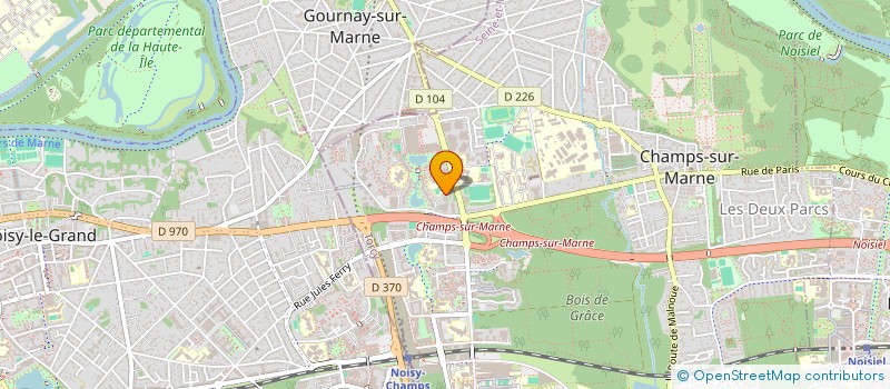 localisation de l'entreprise MADAME MARIE SYLAHO à CHAMPS-SUR-MARNE