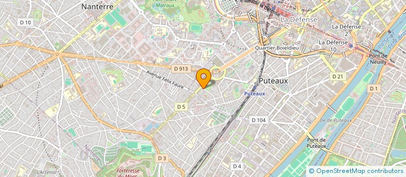 localisation de l'entreprise MADAME MARIE-SYLVIE CORDIER  PUTEAUX