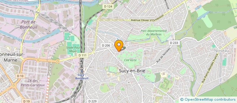 localisation de l'entreprise MADAME MARIE-SYLVIE GUERIN  SUCY EN BRIE