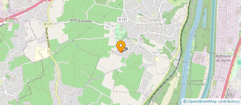 localisation de l'entreprise MADAME MARIE SYLVIE LAFRAGETTE  IRIGNY