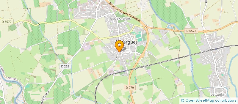 localisation de l'entreprise MADAME MARIE-SYLVIE POURREAU  AIMARGUES